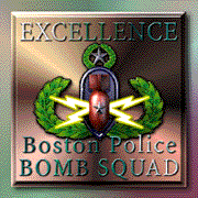 Boston Police Bomb Squad Excellence Award