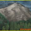 Mountain in pastel